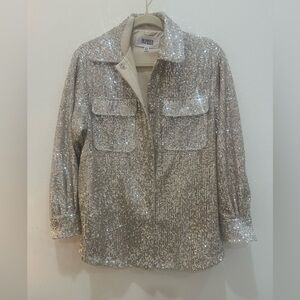 Gold Sequin Shirt/Jacket